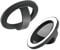 YjkjYii Handy Ring Halterung Magnet für MagSafe,Flexiblem Silikon Smartphone Fingerhalter Kompatibel mit iPhone iPad Samsung und mehr Smartphone-Schwarz