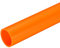 sourcing map PVC Rigid Tube Round Pipe Hardware Tubing 27.2mm ID 32mm OD 350mm Orange High Impact for Water Pipe,Crafts,Cable Sleeve