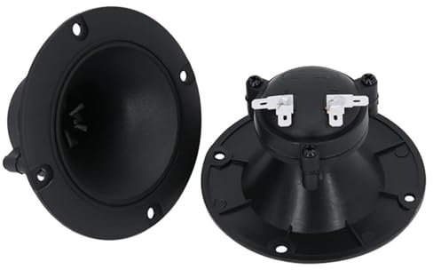 honselie Altavoz de bocina piezoeléctrico de 4 pulgadas, 96 mm, altavoz ultrasónico de cerámica, par de 2 altavoces de bocina