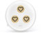 My Trafile – Pasta disc N°462 Macaroni en forme de coeur compatible avec Philips Pasta Maker Avance/7000 series
