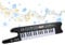 Hanzete 37-Key Electronic Keyboard Piano Portable Mini Electronic Organ Musical Instrument 8 Tones 6 Rhythms 10 Demo with Microphone S for Beginners Keyboards Piano Dual Power Modes