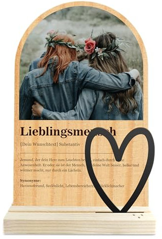 Lieblingsmensch Geschenk - Definition wie im Duden Holzbild - Lieblingsmensch Geschenke, Lieblingsmensch Geburtstagsgeschenk, Gemälde, mein Lieblingsmensch, Geburtstagsgeschenk für Lieblingsmensch