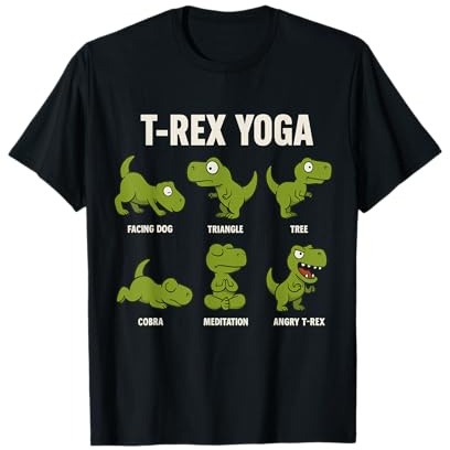 Die Yoga Formen des T-Rex - Ein Süßer T-Rex T-Shirt