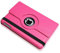 Funda giratoria para iPad Mini 1, Mini 2, Mini de 3 a 7,9 pulgadas (2012, 2013, 2014), funda protectora giratoria de 360° con función de apagado y encendido automático (rosa)