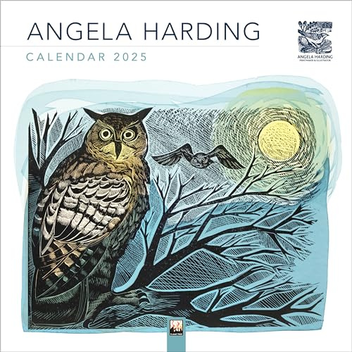 Angela Harding 2025: Original Flame Tree Publishing-Kalender [Kalender] (Wall-Kalender)