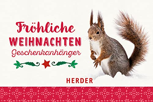Fröhliche Weihnachten: Geschenkanhänger
