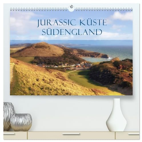 Jurassic Küste - Südengland (hochwertiger Premium Wandkalender 2026 DIN A2 quer), Kunstdruck in Hochglanz: Die Jurassic Küste im Süden Englands bietet ... Aussichten auf den Ärmelkanal (CALVENDO Orte)