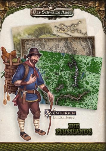 DSA - Landkartenset Die Flusslande (Das Schwarze Auge - Zubehör)