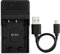 NP-BX1 USB Chargeur pour Sony Cyber-Shot DSC-RX100, DSC-RX100 II, DSC-RX100 III, DSC-HX90V, DSC-WX350, DSC-WX500, HDR-AS15 Caméra et Plus
