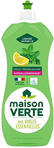 Maison Verte - Liquide vaisselle Ecolabel- Citron Pamplemousse 750ml