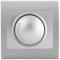 Va et Vient Variateur 500W Silver Delta Iris + Plaque basic Silver
