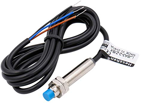 Heschen M8 Induktiver Näherungssensor Schalter Nicht Schildtyp LJ8A3-2-Z/BX Detektor 2mm 10-30VDC 200mA NPN Normalerweise Offen(NO) 3-Draht