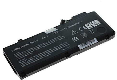Akku für Apple MacBook Pro 13 MB991TA/A, MB991LL/A, MB991ZP/A, A1278, MB990*/A, MB990CH/A, MB990LL/A, MB990TA/A, MB990ZP/A, MB991*/A, MC700LL/A, wie A1278, A1322, 5800 mAh, 10.8V