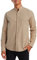 Leif Nelson Camicia da Uomo Maniche Lunga Slim Fit LN-3860 Beige Medium
