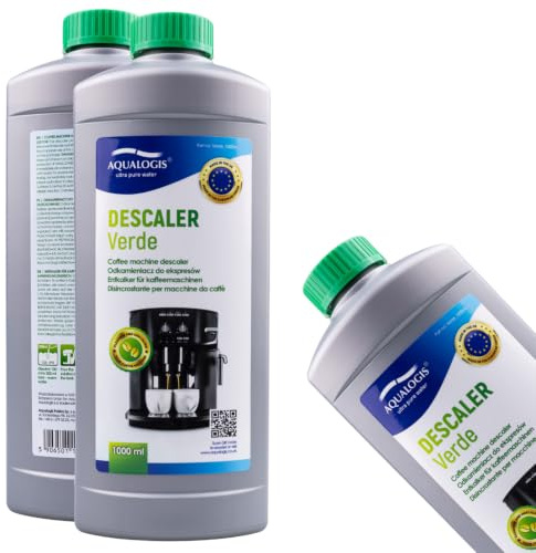 Aqualogis Verde Descaler Liquid For Coffee Machine And Kettle – Odorless For All Purpose 10 aplications