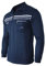 Humy Herren Langarm Poloshirt, Polohemd, Blousonshirt aus Baumwoll-Mix (M bis 3XL) (M, [M5] Navy)