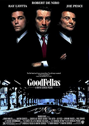 GoodFellas Classic Vintage 80er Jahre Movie Poster Kunst glänzend (A4 210 × 297 mm)
