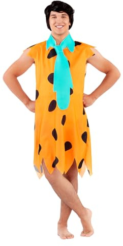 Funidelia Offizielles Fred Feuerstein Kostüm - Die Feuersteins für Herren, The Flintstones Verkleidung für Erwachsene, Karneval, Halloween und Abschiedskostüme