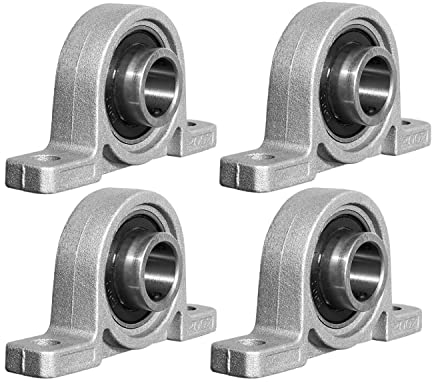 4 Stück Gehäuselager Vertikale Stehlager Lagerbock Kugellager Lagerbock Welle Gehäuselager Wellenlager für Achse Welle Maschine,3D Drucker (15mm Innendurchmesser)