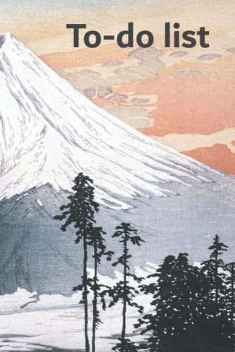 To-do list notebook: a checklist template to get things done [Japanese art cover]