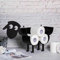 Fiorky Porte-papier toilette fantaisie en forme de mouton en métal - En forme de chien mignon - Porte-papier toilette sur pied - Porte-rouleau de papier toilette - Accessoires de rangement pour