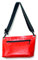 iod Wetterfeste Schultertasche / Umhängetasche mit wasserabweisendem Reißverschluss - Planentasche mit verstellbaren Schultergurten, rot, Small, Sportlich