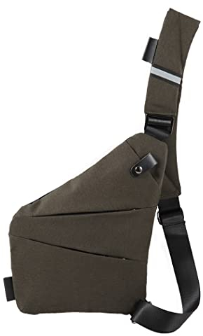 Ovecat – Sac à bandoulière antivol, unisexe, vert olive