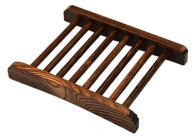 Büttner Art of Living since 1893 Seifenschale Seifenablage Seifenunterlage Holz Dunkelbraun 11,5 x 8,5 cm