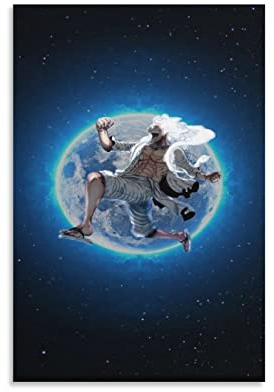 Yurzupre Hit Anime Poster OP Five Gears Luffy Poster (5) Leinwand Wandkunstdrucke für Wanddekoration, Raumdekoration, Schlafzimmer, Dekoration, Geschenke, Poster, 30 x 45 cm, ungerahmt