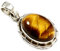 JEWELFORCE Tiger Eye Gemstone Handmade Jewelry 925 Sterling silver Pendant J-08A