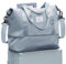 Reisetasche Damen Sporttasche 40x20x25 Ryanair Handgepäck Tasche Weekender Bag Schwimmtasche Wasserdicht Travel Bag Duffle Bag Fitnesstasche Trainingstasche Frauen für Reise Gym,A20-Grau Blau