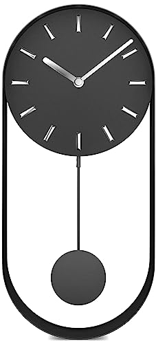 Mebus 12931 schwarz Quarz-Pendeluhr