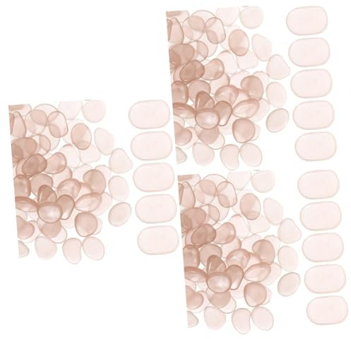 BESPORTBLE Lot De 3 Galets Décoratifs pour Aquarium d'eau Douce sans pour Les Poissons Décoration Naturelle Multi-usages pour Plantes 100 Pièces X 3