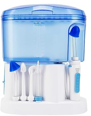 CEEBUS Kit Lavaggio Nasale,Doccia Nasale Elettrica, con 5 livelli di pressione regolabili e serbatoio dell'acqua di grande capacità da 1000 ml, macchina per la pulizia del seno per adulti e bambini