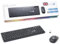 SIMPLETEK - Kit Mouse & Tastiera Nera Wireless 2.4G Layout UK | Inglese Keyboard QWERTY | Tastierino Numerico Mouse Ergonomico 3 Tasti Ricevitore USB