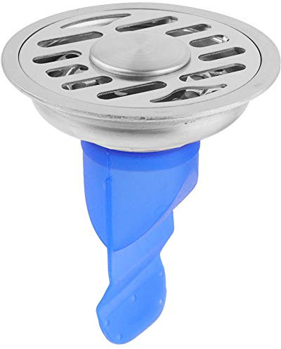 Bodenablauf, Anti-Geruch Edelstahl Badezimmer Bodenablauf Anti-Blockage Maßnahmen Abfallablauf Ablaufraster (9 cm Silikon-Bodenablauf mit doppeltem)
