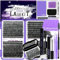 DNSGOOR DIY Eyelash Extensions Kit 840 Pieces D Curl Eyelash Cluster Extension Set with Lash Mirror Box Eyelash Glue and Sealer Glue Remover Tweezers Eyelash Brush Applicator