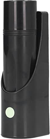 Lampe de Poche LED, Lampe de Poche Murale Lampe de Poche LED Haute Luminosité Alimentée par Batterie Petite Lampe de Poche d'Urgence pour Hôtel Maison Restaurant (Noir)