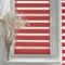Home-Vision® DuoRollo Klemmfix, Doppelrollo ohne Bohren mit Klämmträgern, DuoRollos für Fenster und Türen (Rot, B45cm x H130cm)