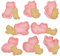 XURJUMI 8 piezas Moldes Galletas Animales, Cortadores de Galletas de Animales 3D Cortador de Galletas de Plástico Molde Galletas para Niños, para cookie fondant decoración de pasteles