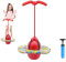 Jiahuade Ballon Sauteur avec Poignée,Pogo Stick Jumper Bâton,Baton Sauteur Adulte Enfant,Bâton De Saut pour énfants,Pogo Stick pour l'entraînement de l'équilibre, Ballon Sauteur pogö Stick (Rouge)