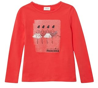s.Oliver Langarmshirt mit Pailletten und Applikation