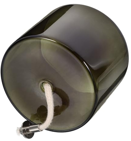 OUNONA Glas Notbeleuchtung Vielseitiges Design Baumwollseil mit Öllampe und Elegante Europäische Dekoration für Wohnräume für Verschiedene Anlässe