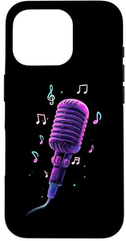 Microfono | Cantante | Karaoke Music Custodia per iPhone 16 Pro