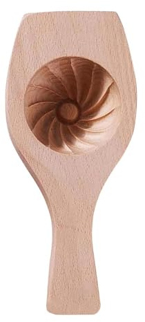 Form für gedämpfte gefüllte Brötchen, aus Holz, für handgefertigte gedämpfte Brötchen, Knödel und Gebäckformen (20 x 9 x 3,8 cm)