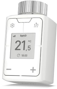 FRITZ!Smart Thermo 302 | Heizkörperregler | effizientes Heizen & Komfort | kompatibel mit gängigen Heizkörpern, komfortable Steuerung per App & Display, einfache Installation