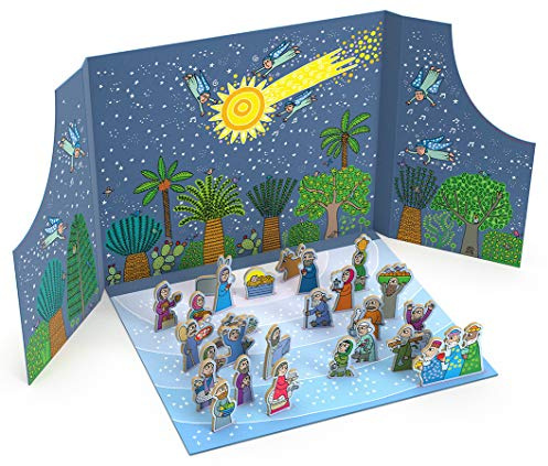 The Birth of Jesus Advent Calendar and Nativity Scene (Agostino Traini Pop-Ups, Band 4)