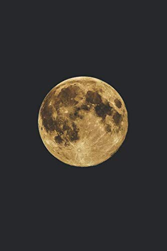 Vollmond Tagebuch: Notizbuch / Tagebuch mit Vollmond Motiv | Blanko 120 Seiten