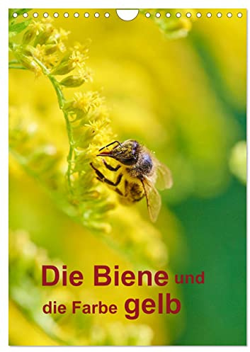 Die Biene und die Farbe gelb (Wandkalender 2026 DIN A4 hoch), CALVENDO Monatskalender: Ein Jahresplaner besonders für Imker (CALVENDO Tiere)