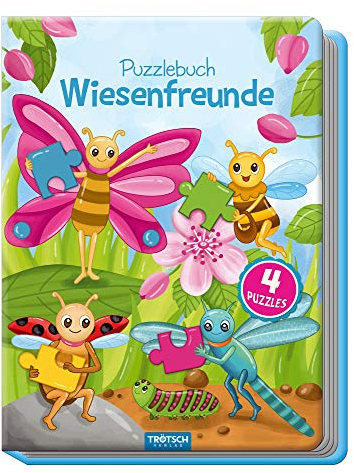 Trötsch Wiesenfreunde Puzzlebuch: Beschäftigungsbuch Entdeckerbuch Puzzlebuch